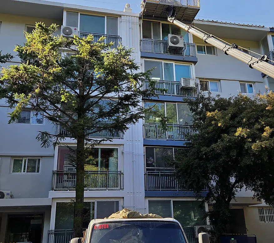 수원 장안구 옥상 건설폐기물 작업 전후 3