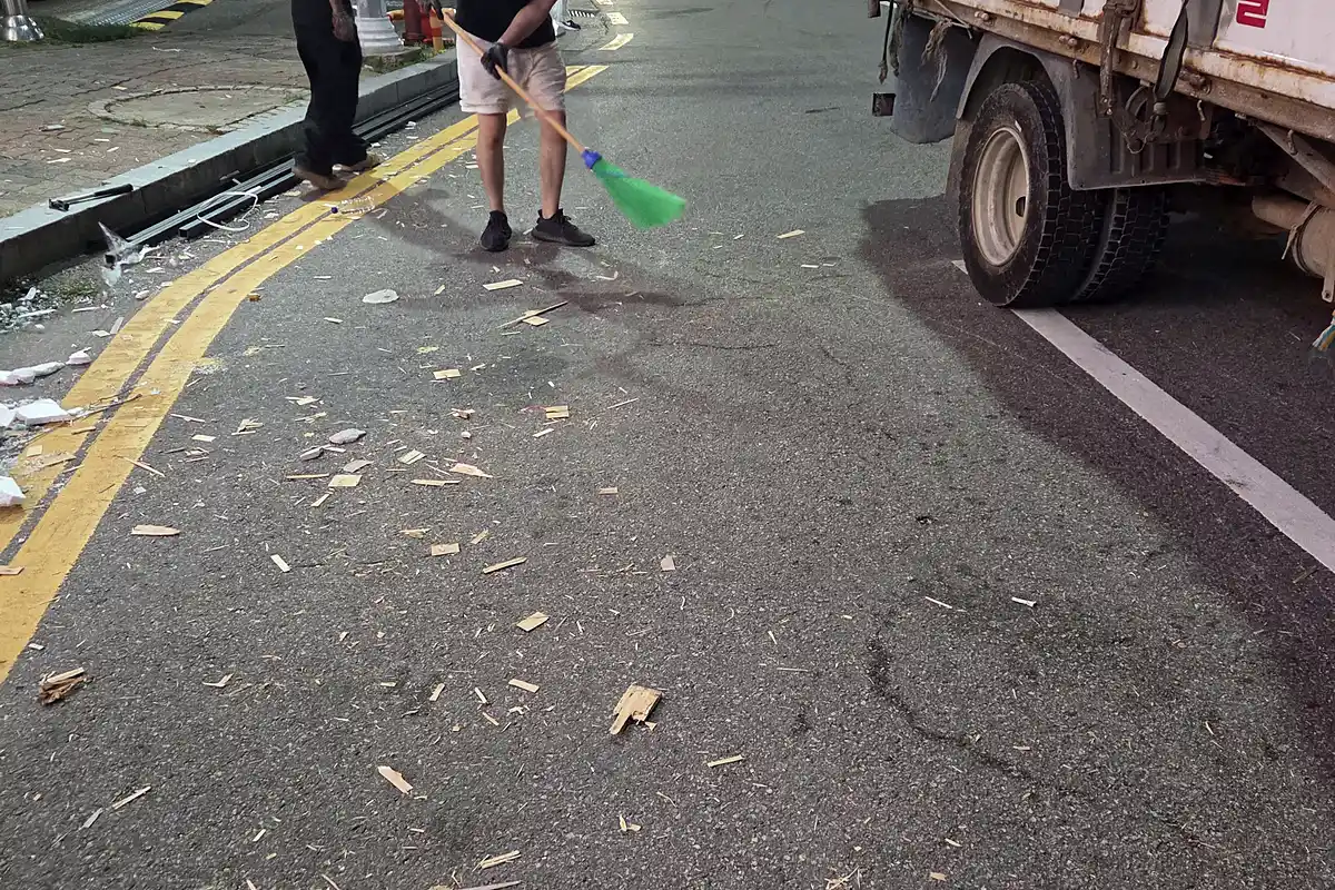 동대문구 오피스텔 인테리어 폐기물 현장 사진 5